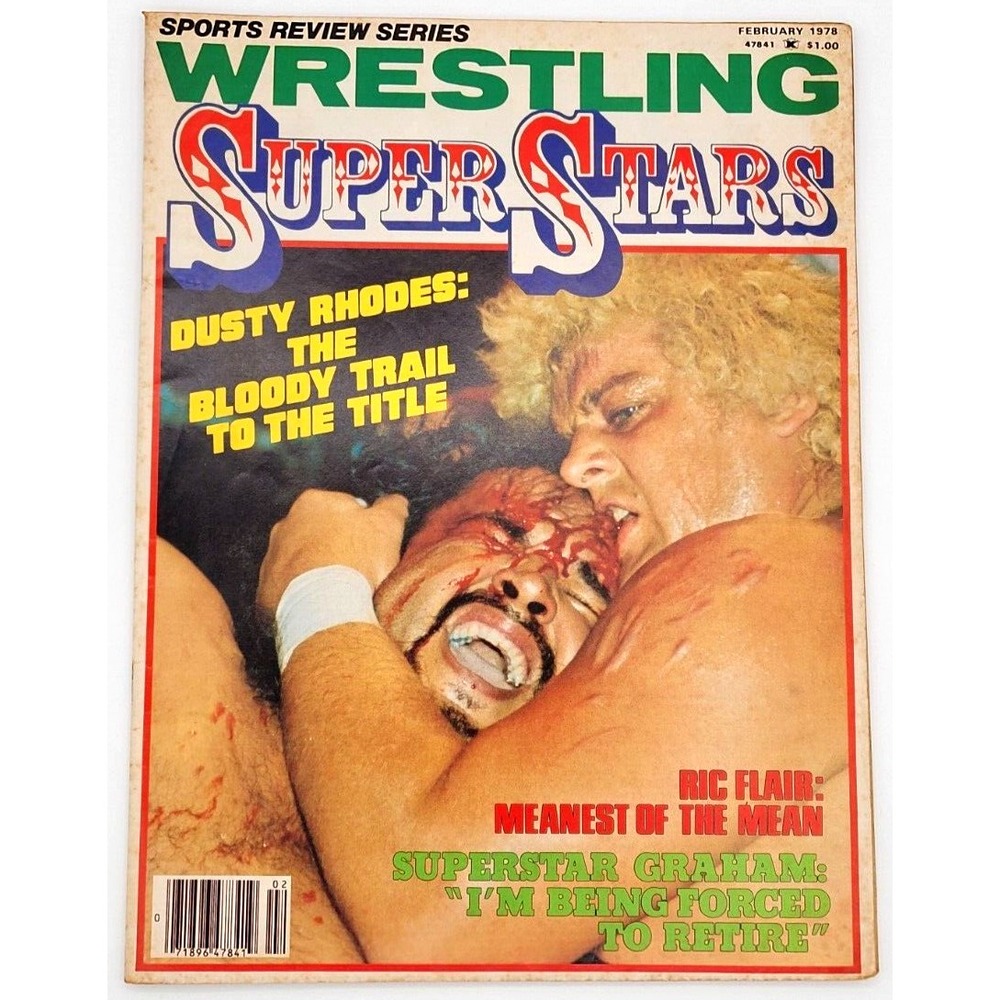 WRESTLING SUPER STARS‎ FEB 1978  PAUL JONES DUSTY RHODES SUPERSTAR BILLY GRAHAM